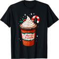 Coffee Lover Merry Christmas Caffeine Lover X-mas Holiday T-Shirt