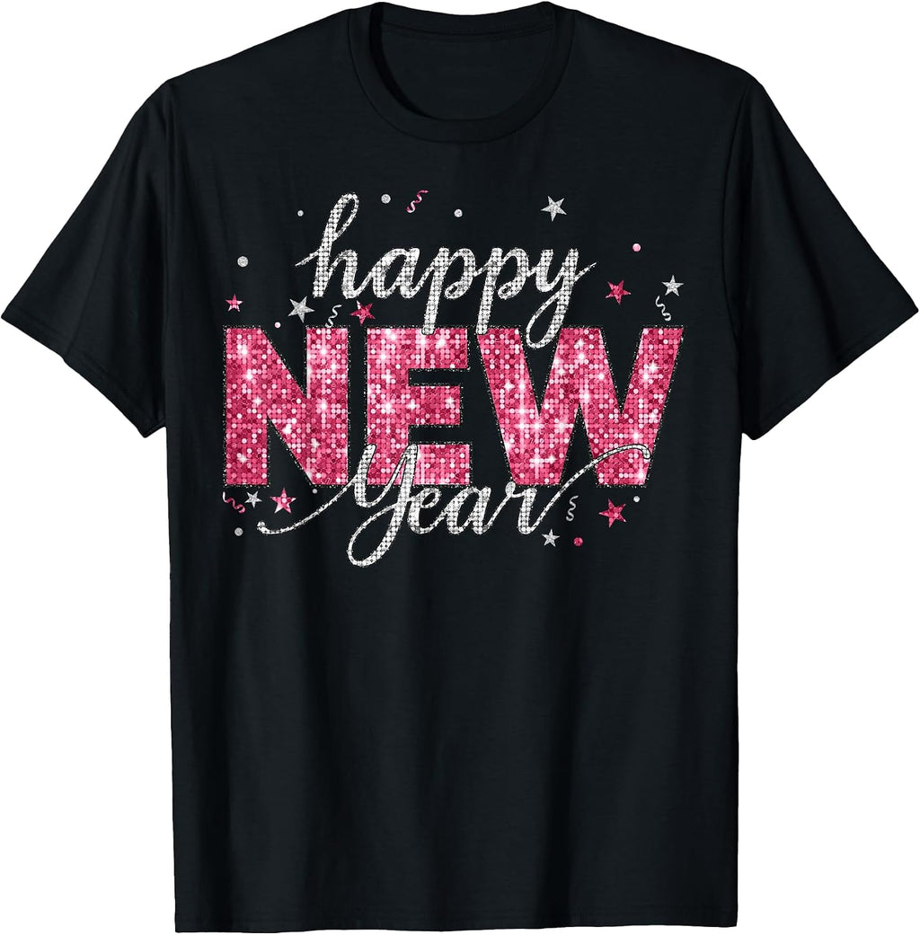 Happy New Year 2026 New Year's Eve Countdown Party Family T-Shirt