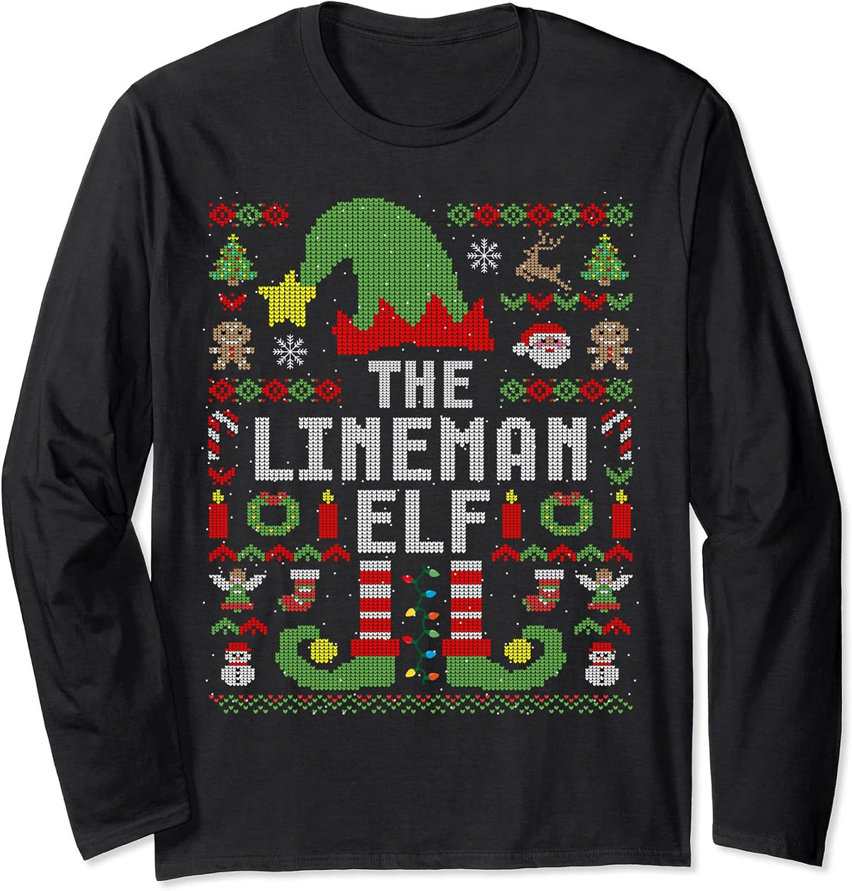 Ugly Christmas Elf Family Apparel