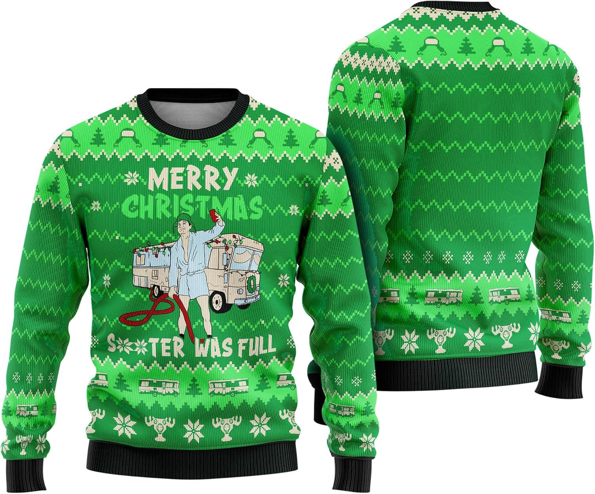 Leg Lamp Christmas Sweater Women - Star Santalorian Ugly Sweaters Men - National Snarky Xmas Sweater