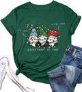 Christmas Shirts for Women Funny Merry Xmas Holiday Short Sleeve T-Shirt Tops
