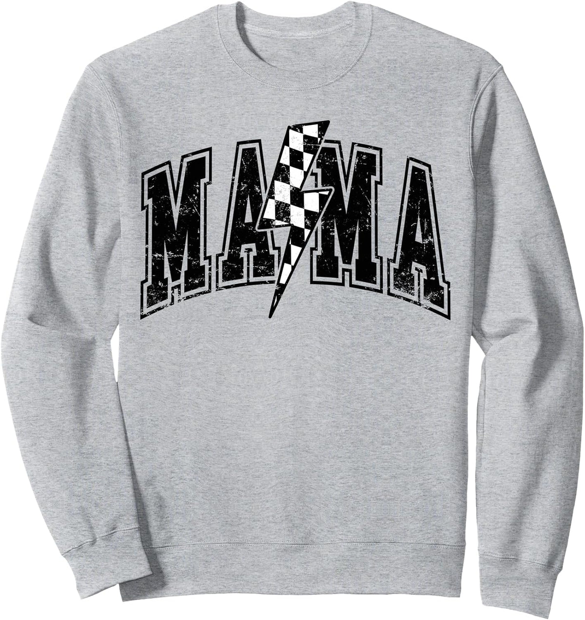 Mama Lightning Bolt Checkered Mother's Day