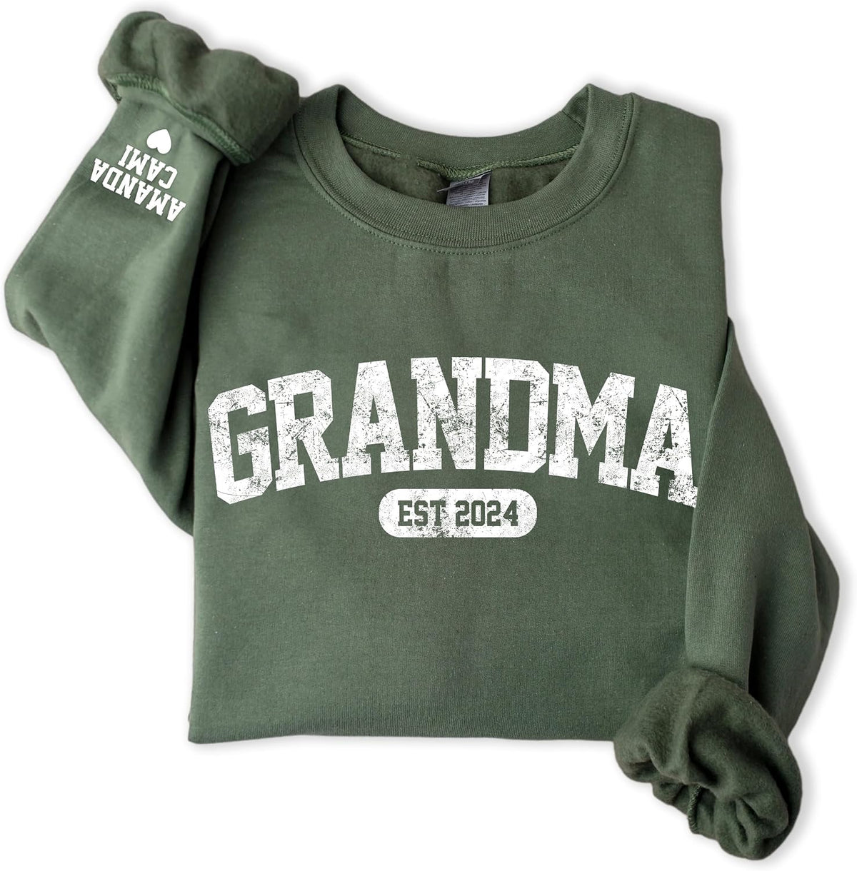 Personalized Mama Sweatshirt, Custom Nickname Sweatshirt with Kids Names on Sleeve, New mom Gifts
