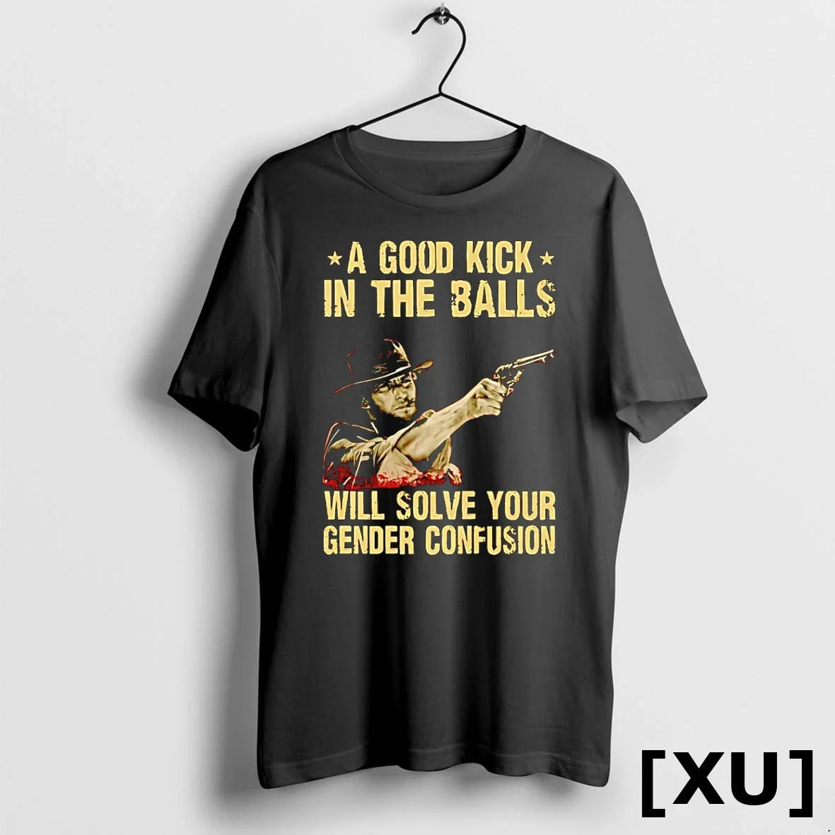 A Good Kick In The Balls Will Solve Your Gender Confusion Tshirts Sweater Unisex
