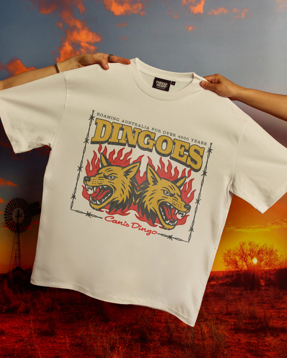 Territory Dingoes Oversized Tee Unisex