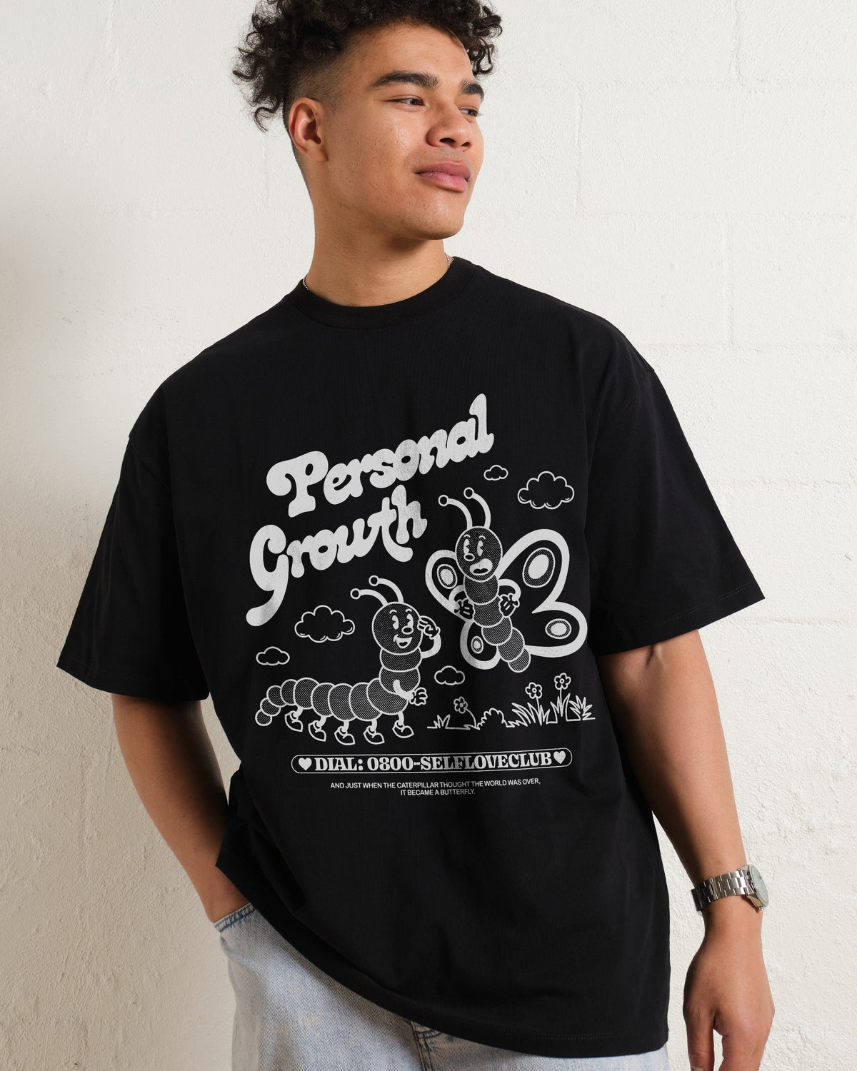 Personal Growth Oversized Tee Unisex