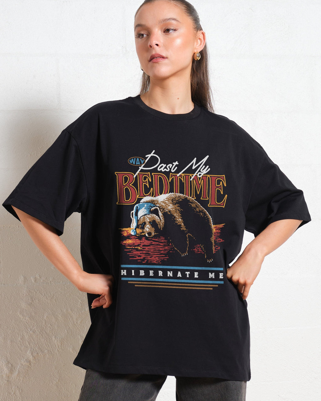 Way Past My Bedtime Oversized Tee Unisex