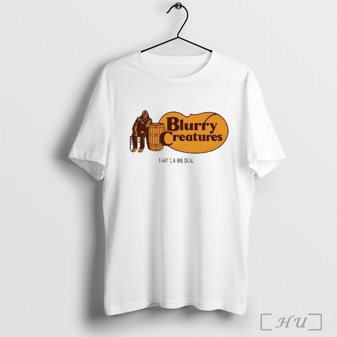 Blurry Creatures Squatch And Barrel T Shirt Unisex