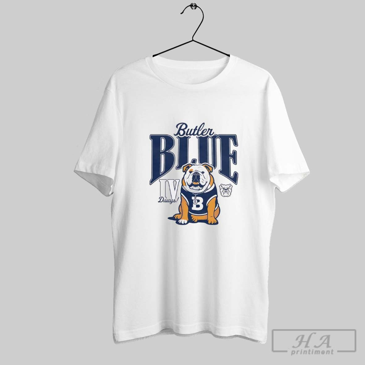 Butler University Blue Iv Dawgs Mascot Graphic Unisex