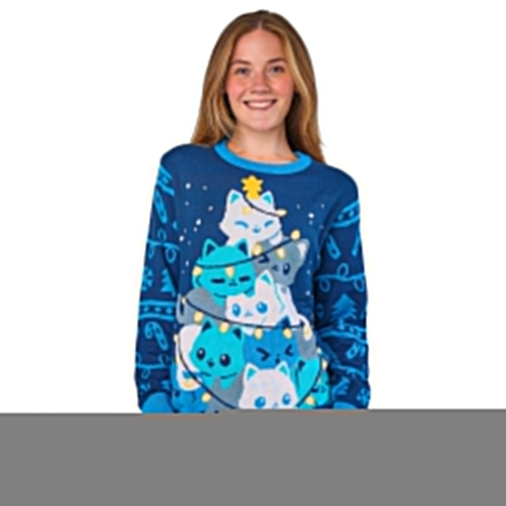 Meowy Christmas Sweater Unisex
