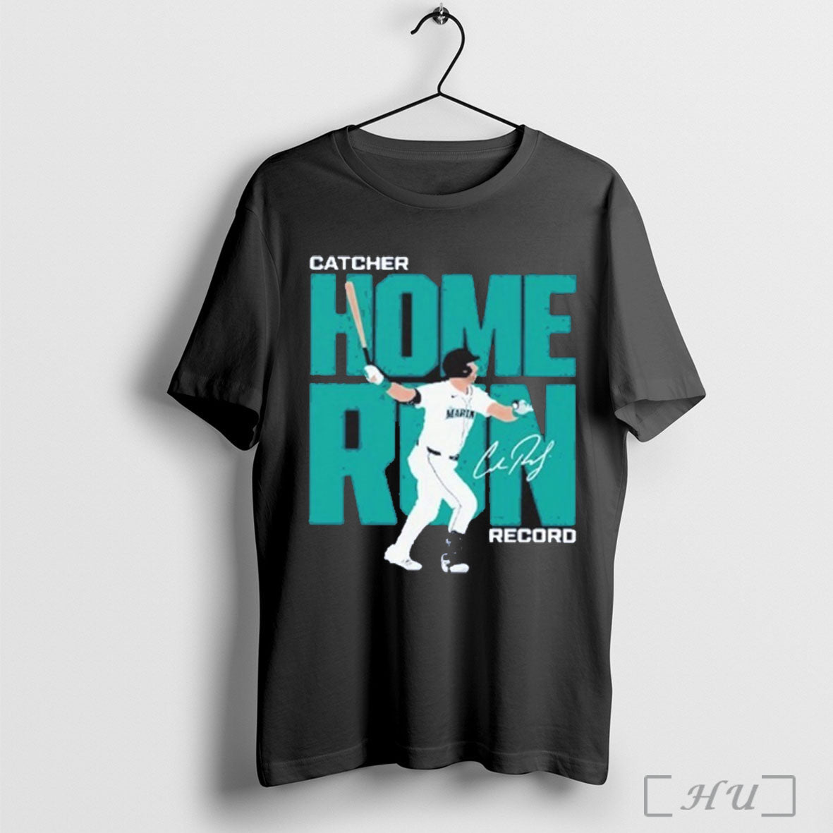 Cal Raleigh Catcher Home Run Record T Shirt Unisex