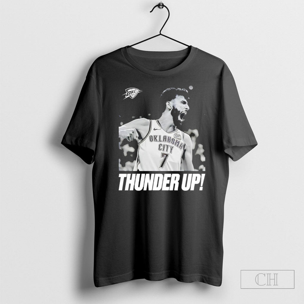 Chet Holmgren Oklahoma City Thunder 2025 Nba Finals Champions Celebration Shirt Unisex