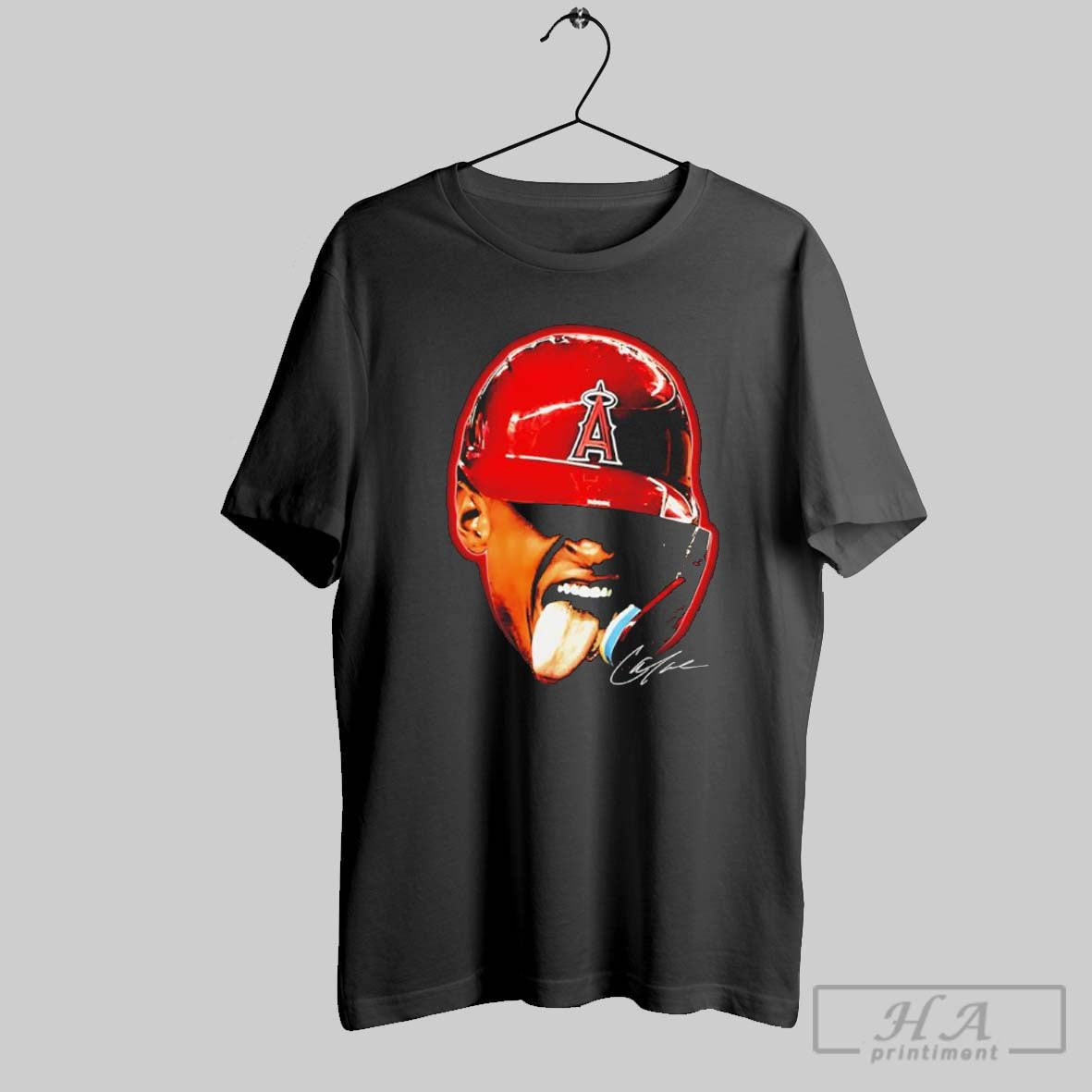Christian Moore Los Angeles Angels Baseball C Mo Big Head Signature Unisex