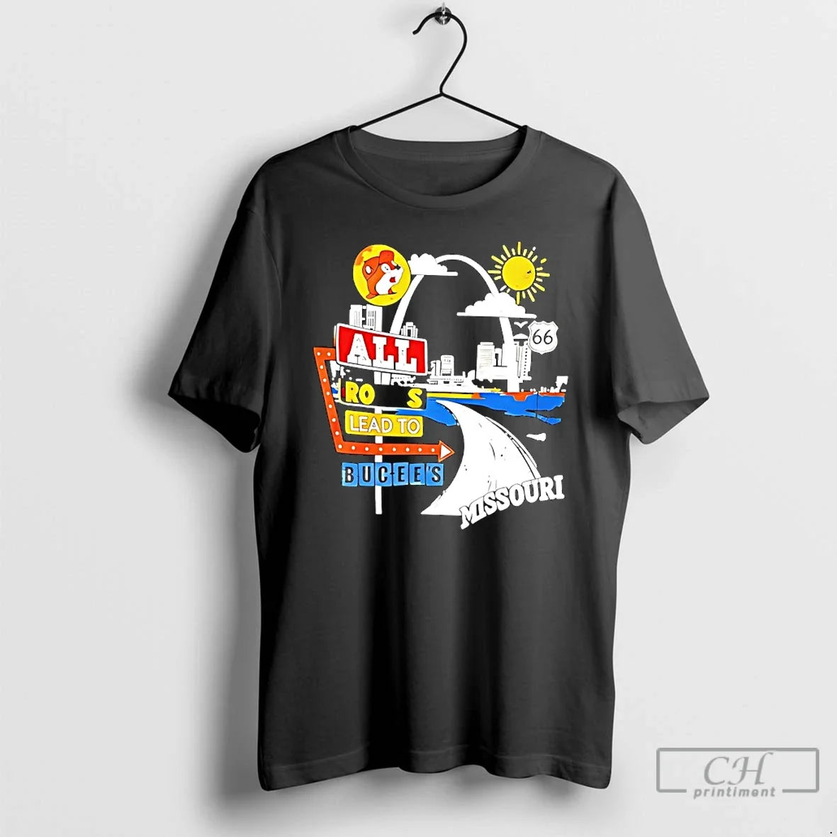 Classic All Roads Lead To Buc Ees Missouri Route 66 Unisex
