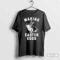 Classic Bunny Rooster Making Eggs Easter Day Unisex