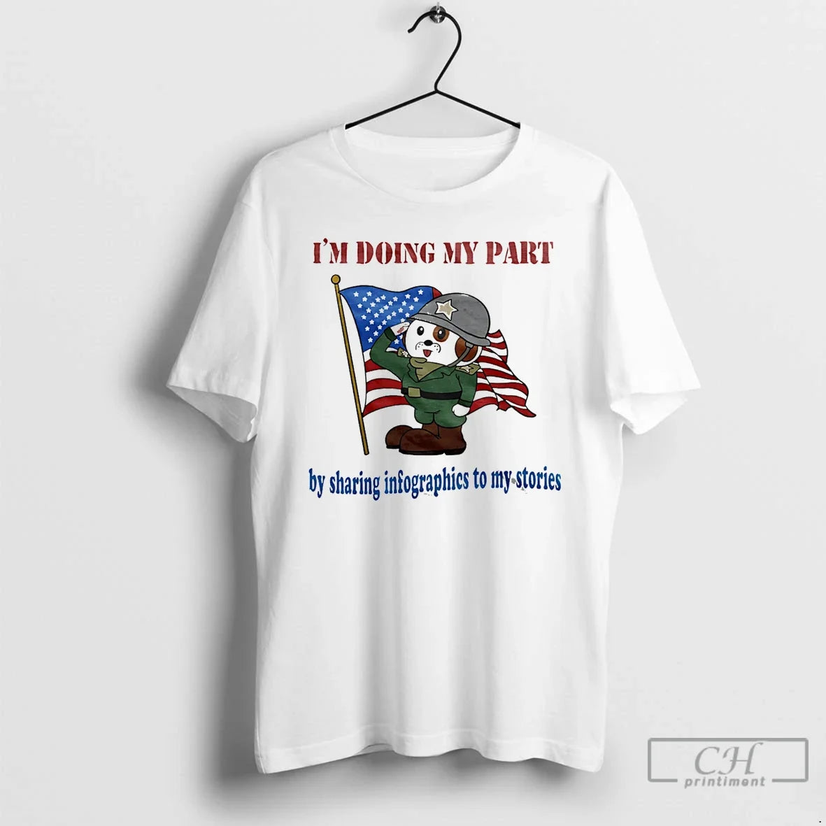 Classic Dog Im Doing My Part By Sharing Infographics To My Stories T Shirts Sweater Unisex