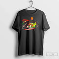 Classic Frog Kermit Middle Finger And Miss Piggy Riding Car At Mcdonalds T Shirts Sweater Unisex