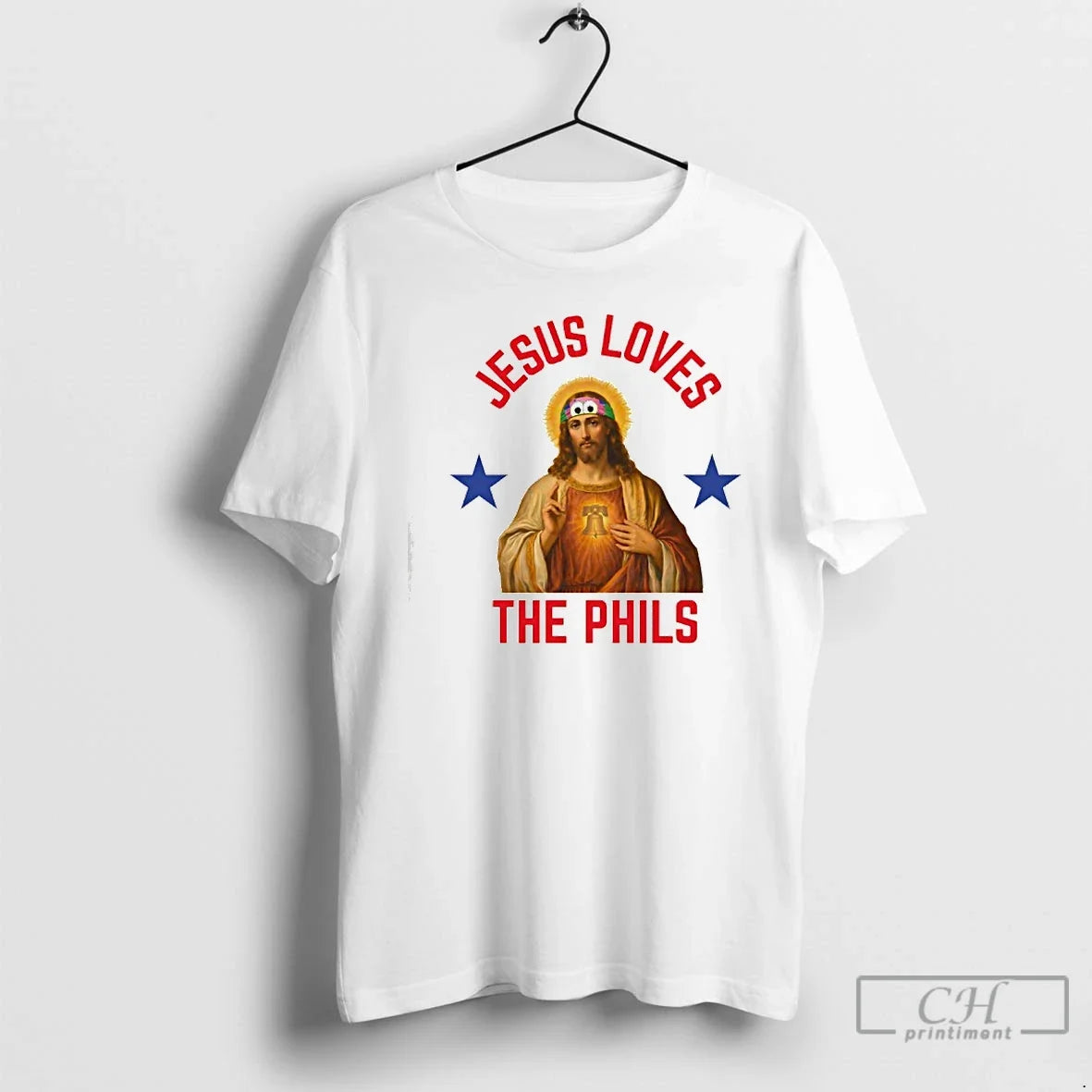 Classic Jesus Loves The Phils Unisex