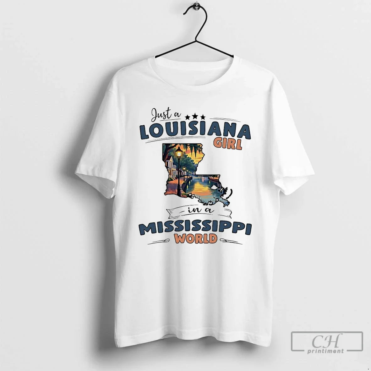 Classic Just A Louisiana Girl In A Mississippi World Unisex