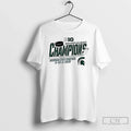 Classic Michigan State Spartans 2026 Big Ten Hockey Champions 3 In A Row T Shirts Unisex