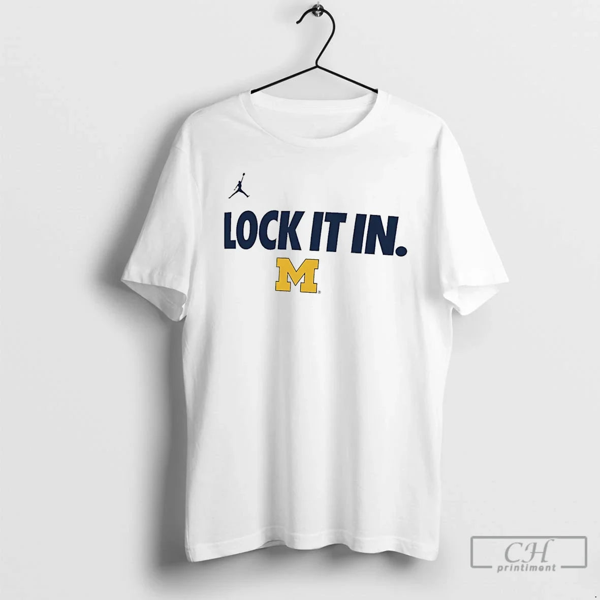 Classic Michigan Wolverines Lock It In Logo Unisex