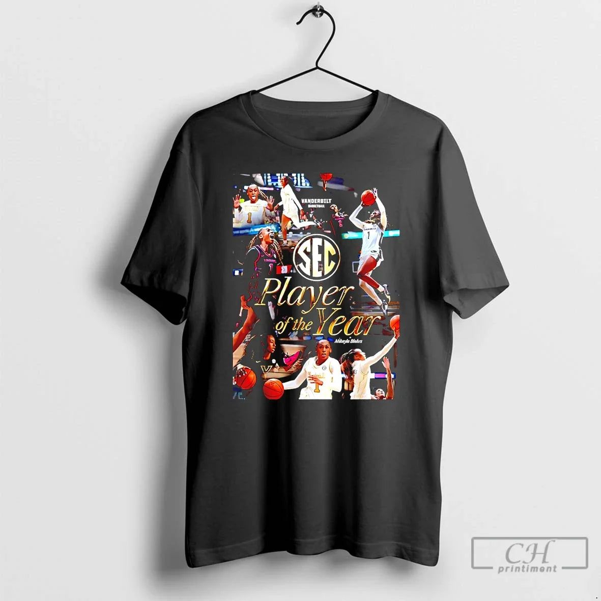 Classic Mikayla Blakes Vanderbilt Commodores Womens Basketball 2026 Sec Player Of The Year T Shirts