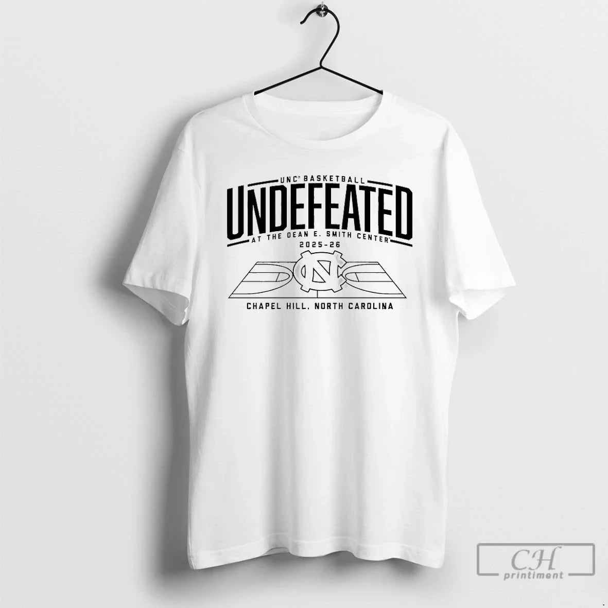 Classic North Carolina Tar Heels Undefeated At The Dean E Smith Center T Shirts Sweater Unisex