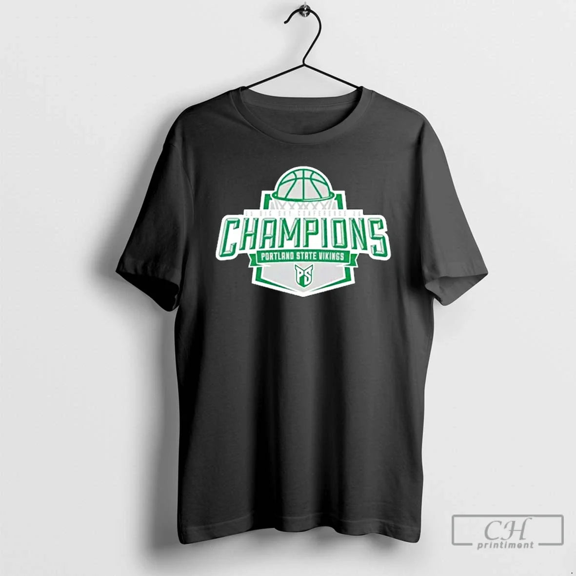 Classic Portland State Vikings Mens Basketball 25 Big Sky Conference Champions Unisex