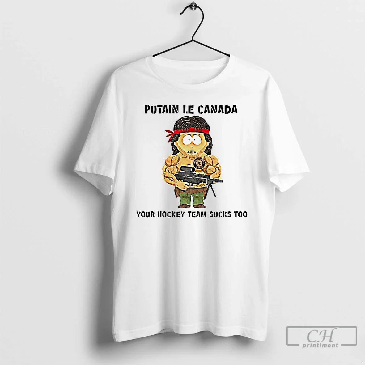 Classic Putain Le Canada Your Hockey Team Sucks Too Unisex