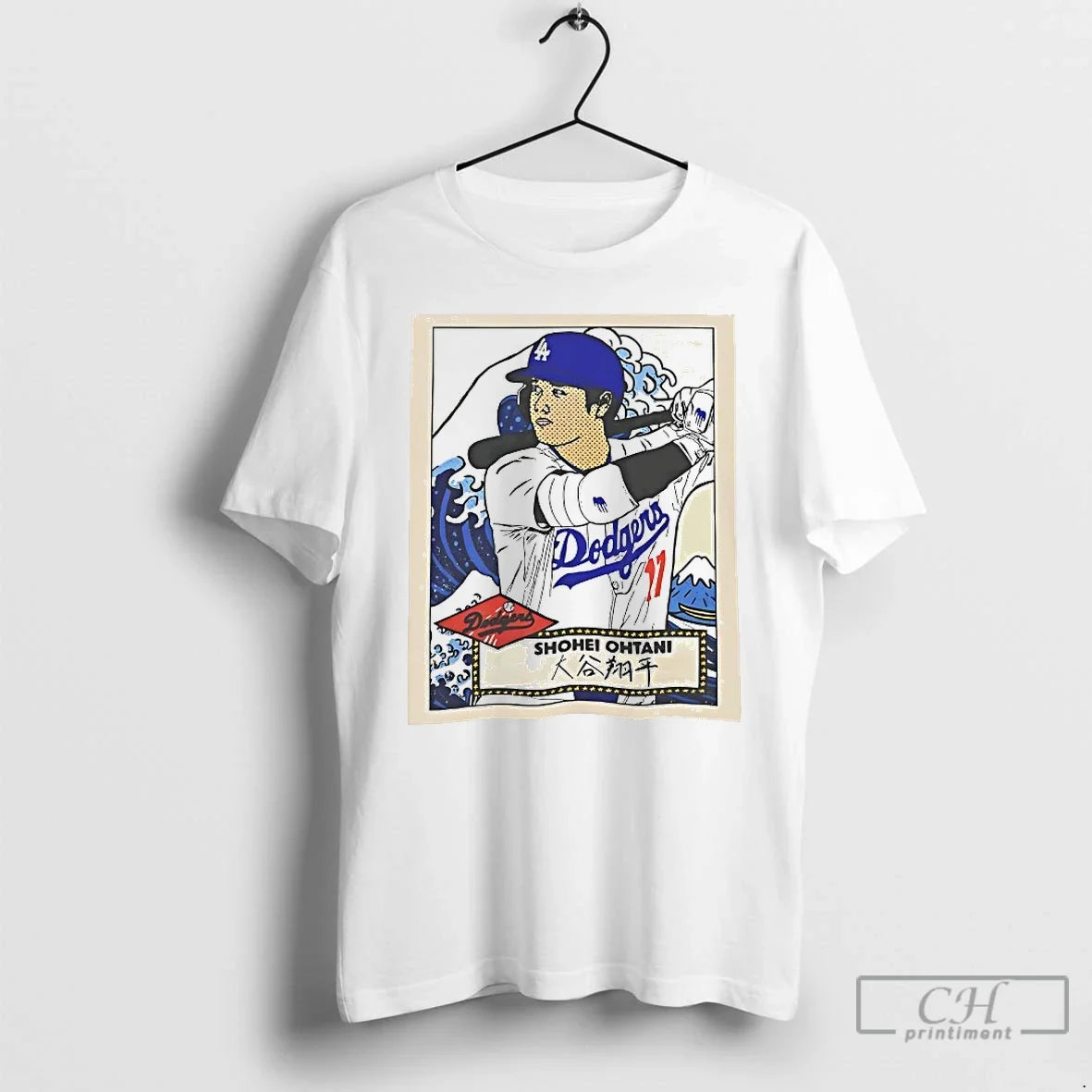 Classic Shohei Ohtani Los Angeles Dodgers Hokusai 2026 Unisex