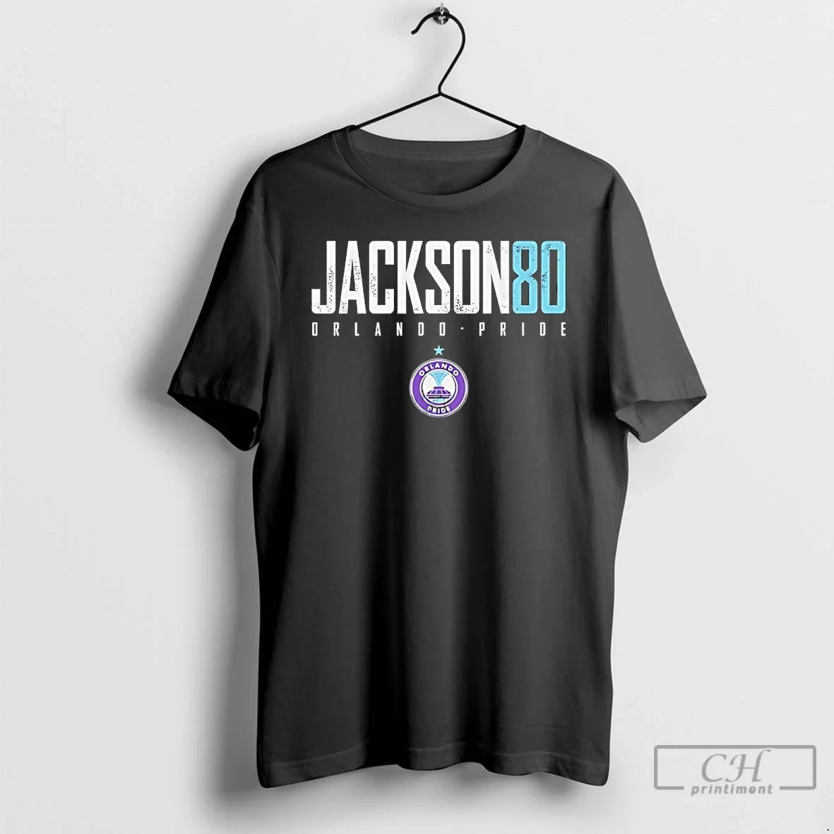 Classic Simone Jackson 80 Orlando Pride Name And Number Signature Unisex