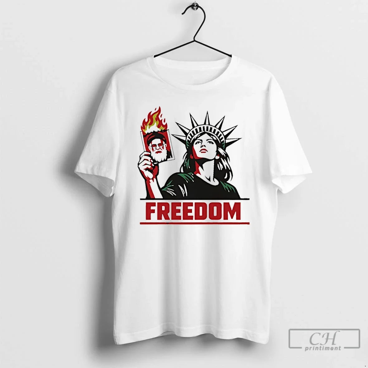 Classic Statue Of Liberty Freedom Iran Unisex
