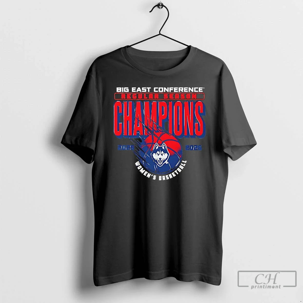 Classic Uconn Huskies Mens Basketball Big East Conference Regular Season Champions 2025 T Shirts Sweater