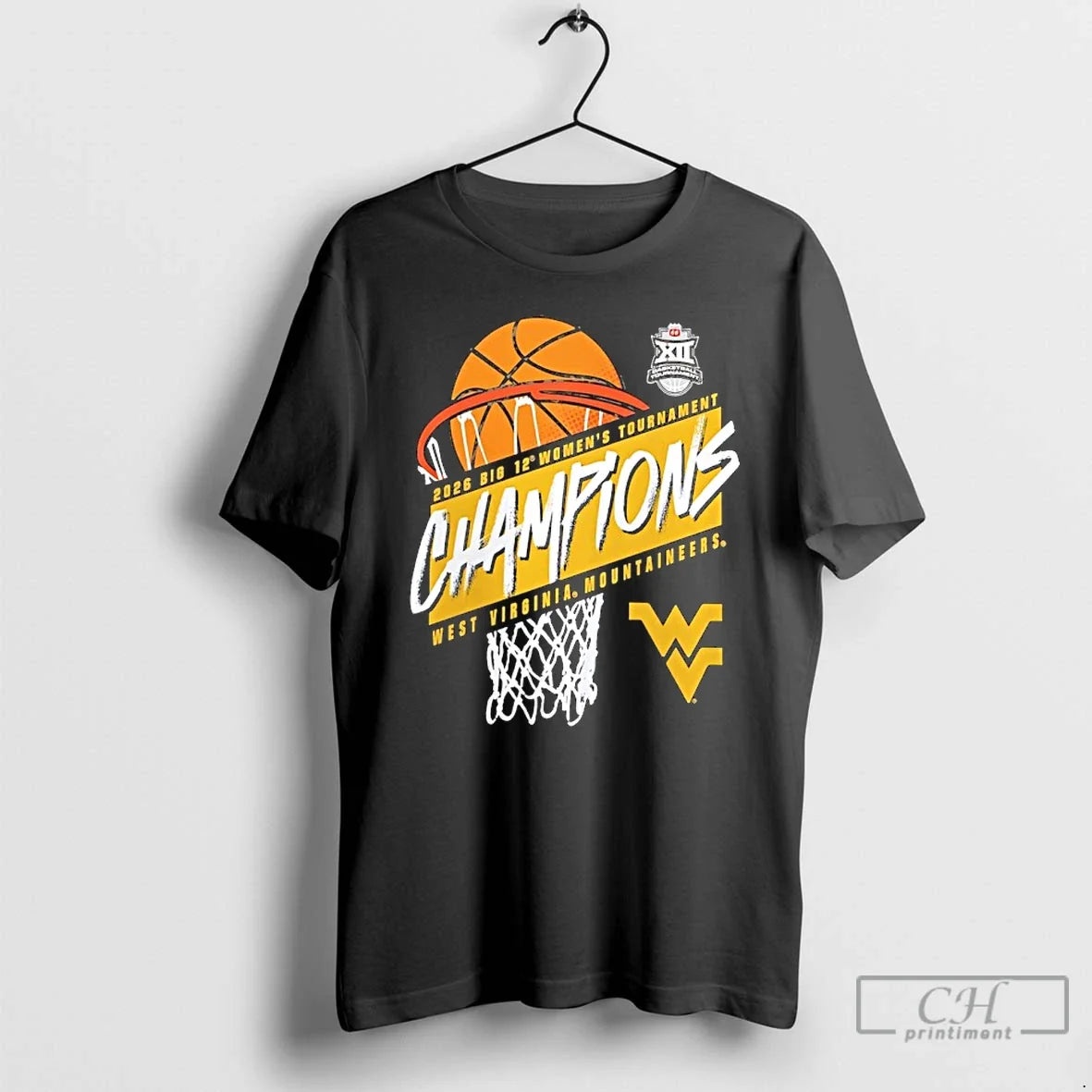 Classic West Virginia Mountaineers 2026 Big 12 Womens Basketball Tournament Champions Unisex