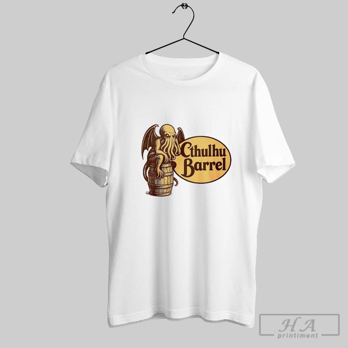 Cthulhu Barrel Cracker Barrel Logo Unisex