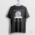 Dallas Cowboys Legends Player Names And Signatures Graphic Shirt Unisex