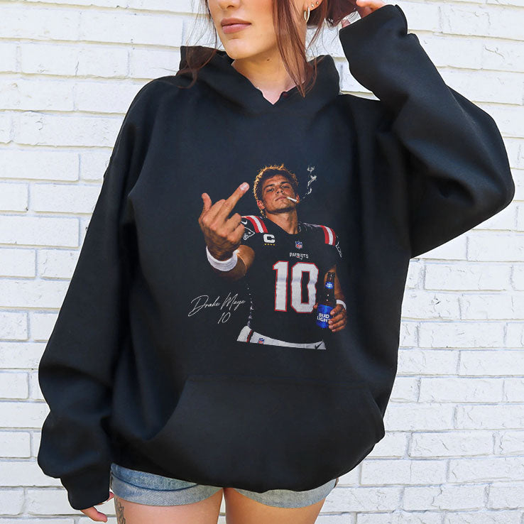 Drake Maye Middle Finger T Shirt