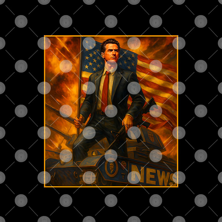 Gavin Newsom Patriotic Tank T Shirt Unisex