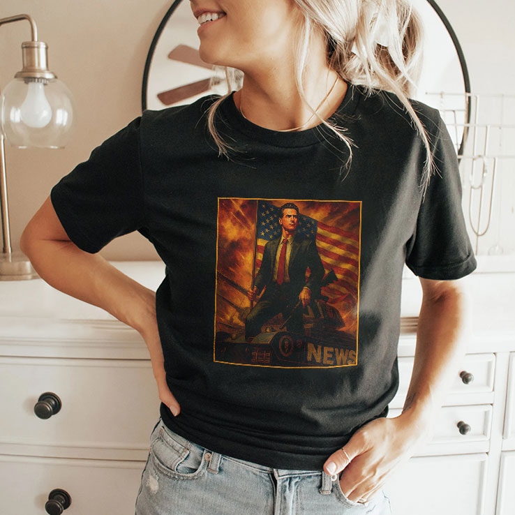 Gavin Newsom Patriotic Tank T Shirt Unisex