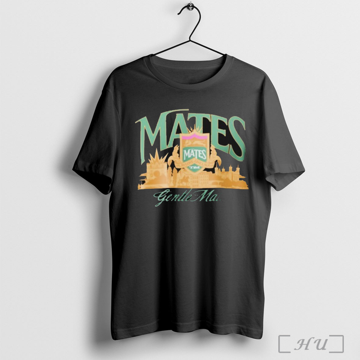 Gentle Mates Blason Noir T Shirt Unisex