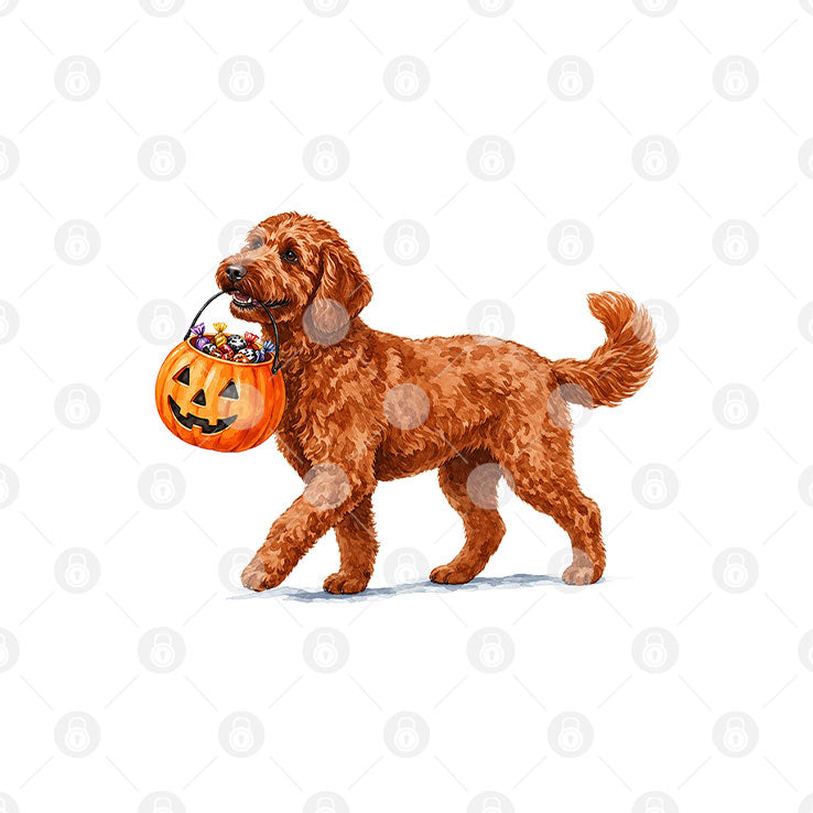 Goldendoodle Halloween Spooky Dog Shirt