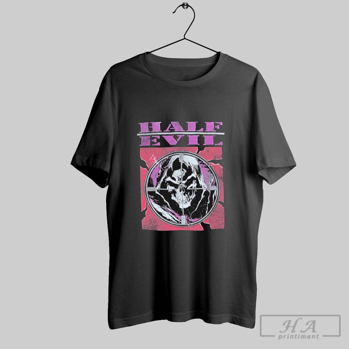 Half Evil Evil Enemy T Shirts Unisex