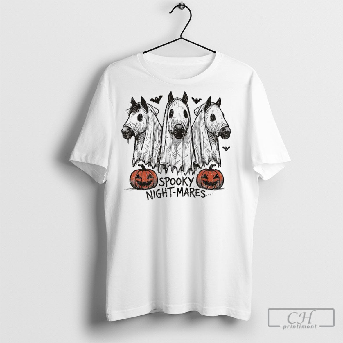 Halloween Spooky Night Mares Horse Shirts Unisex