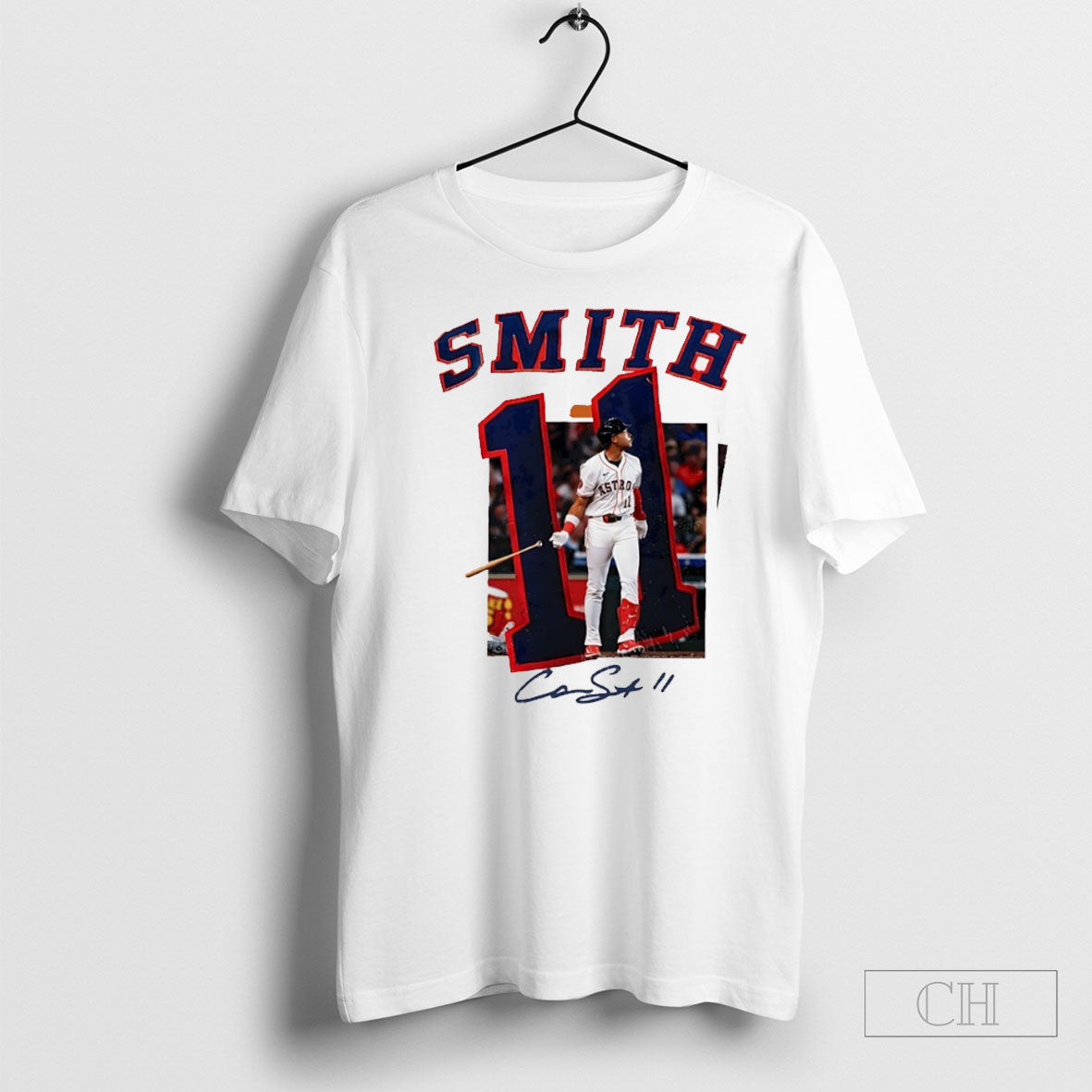 Houston Astros Cam Smith 11 Signature Unisex