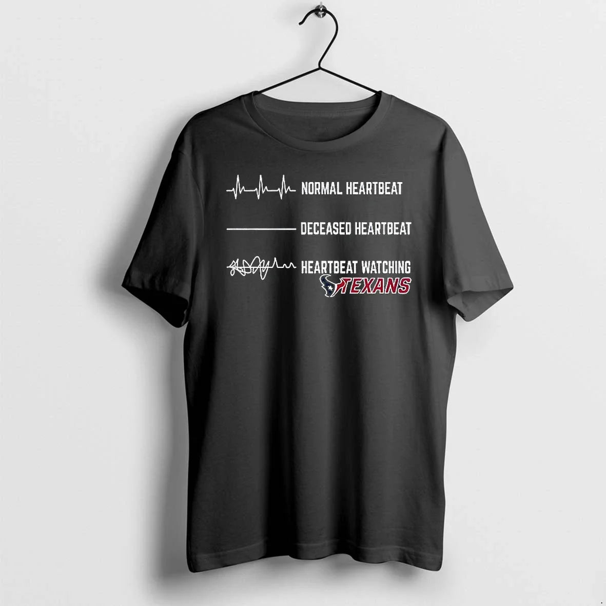Houston Texans Football Normal Heartbeat Deceased Heartbeat Heartbeat Watching Tshirts Sweater
