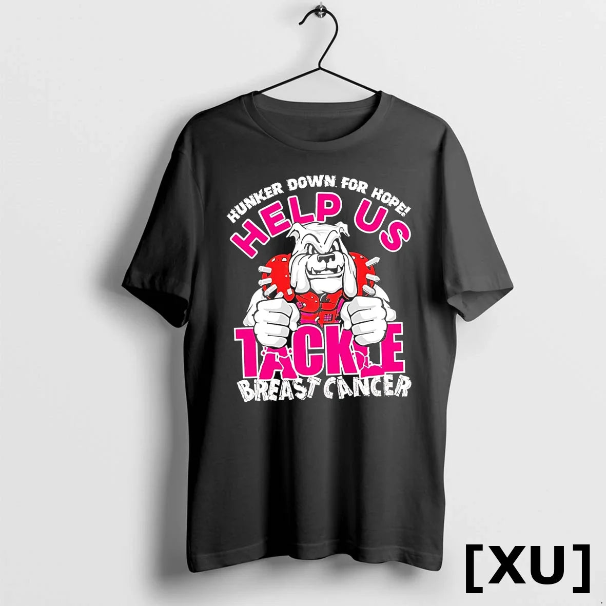 Hunker Down For Hope Help Us Tackle Breast Cancer Tshirts Sweater Unisex