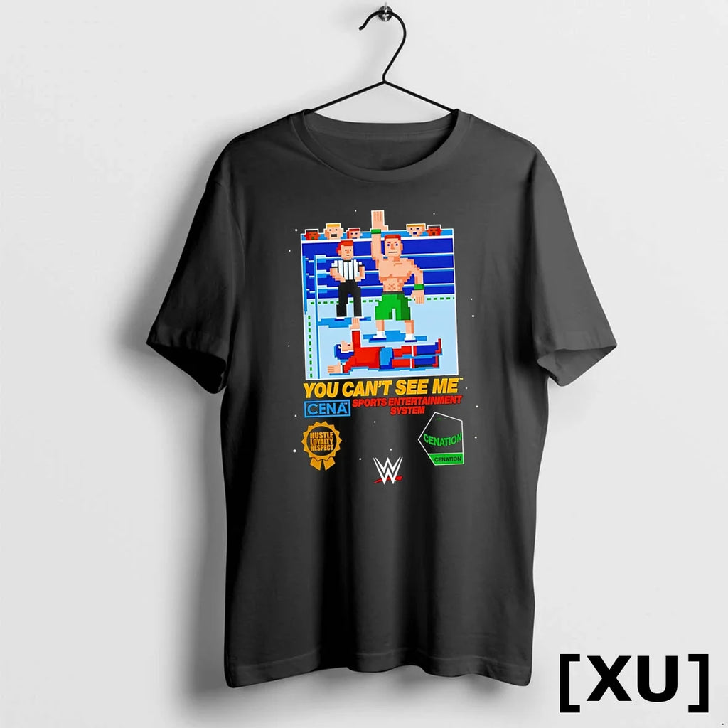 John Cena You Cant See Me Sports Entertainment System Video Games Tshirts Sweater Unisex