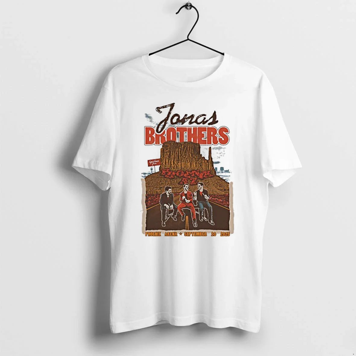 Jonas Brothers Phoenix Az September 29 2025 Tshirts Sweater Unisex