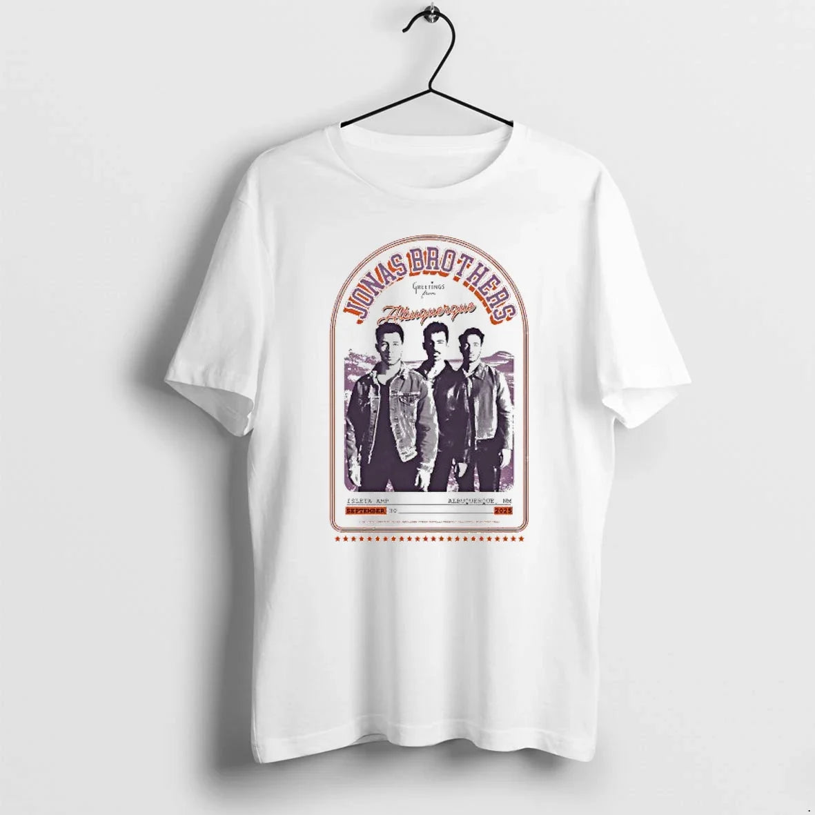 Jonas Brothers Albuquerque September 30 2025 Tshirts Sweater Unisex