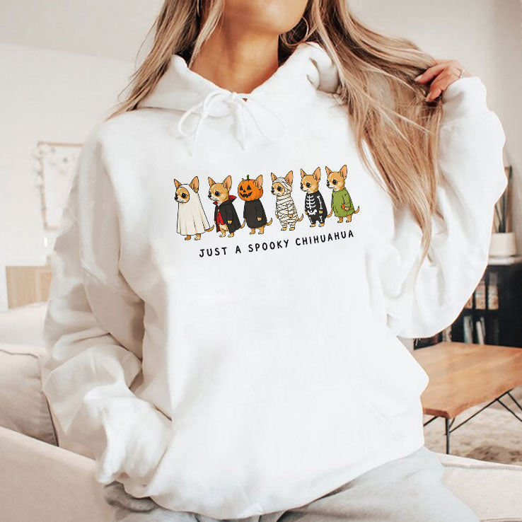 Just A Spooky Chihuahua Halloween T Shirt